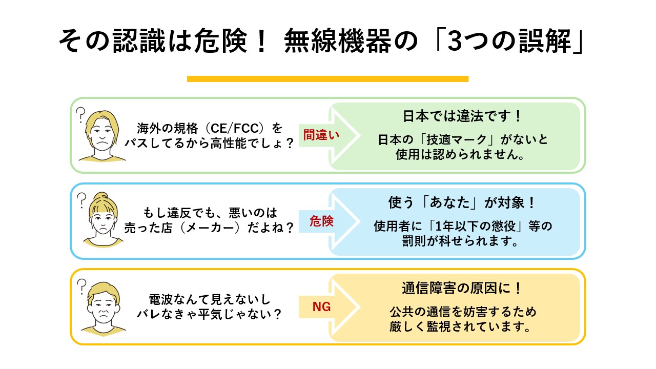 日本で無線リモコンを使うための法規制